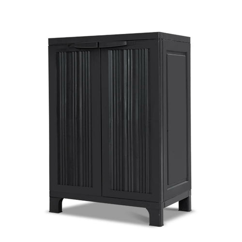 Gardeon Outdoor Storage Cabinet Box 92cm Lockable Cupboard Sheds