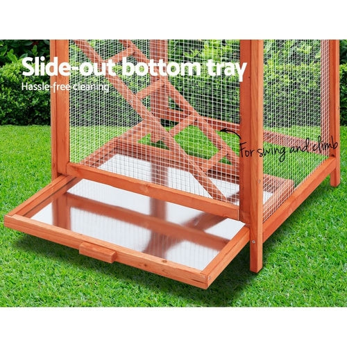 i.Pet Bird Cage 72cm x 60cm x 168cm Pet Cages Large Aviary Parrot