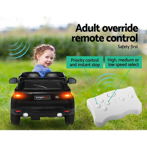 Rigo Ride On Car Kids Electric Ride On Cars SUV Remote 12V Black
