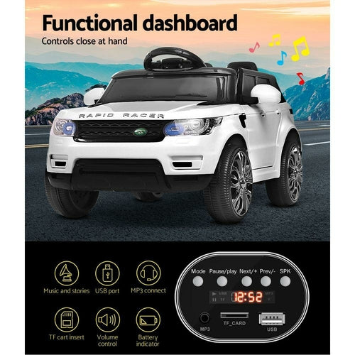 „Rigo Kids“ elektrinis visureigis, įkvėptas „Range Rover“ automobilių, su nuotoliniu valdymu