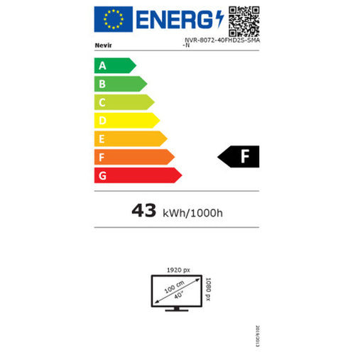 Smart televizorius NEVIR NVR-8072-40FHD2S-SMA Full HD 40" LED