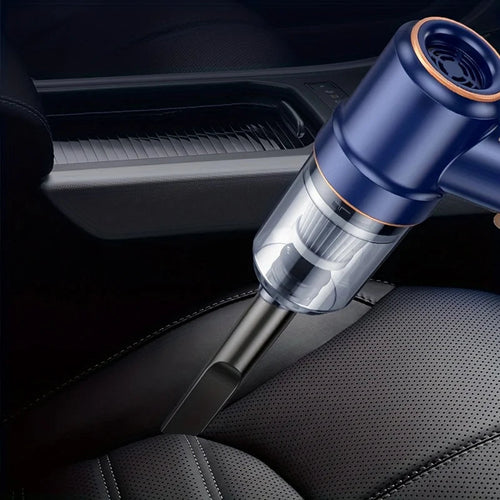 120W belaidis rankinis dulkių siurblys, skirtas automobiliui ir namams, be laido