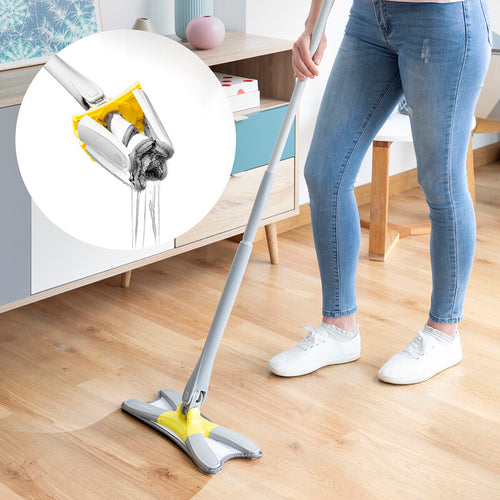 X tipo besisukantis mikropluošto šluostės mopas Twop InnovaGoods