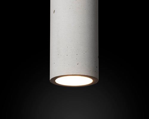 WHITE Concrete Pendant Light W+W