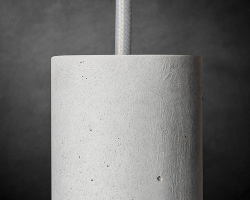 WHITE Concrete Pendant Light W+W