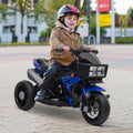 Aosom vaikiškas elektrinis motociklas su pedalais, maitinamas 6V akumuliatoriumi