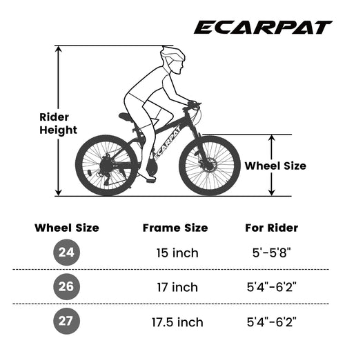 „FlexRide™ 24“ – 24 colių MTB dviratis su diskiniais stabdžiais ir 21 pavara