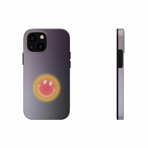 Šypsenėlės atsparus dėklas „iPhone“ telefonui su belaidžiu įkrovimu