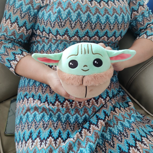 Disney „Mandalorian“ kūdikio Yoda pliušinis žaislas