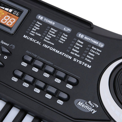 Elektroninis klaviatūrinis muzikos nešiojamas pianinas vaikams