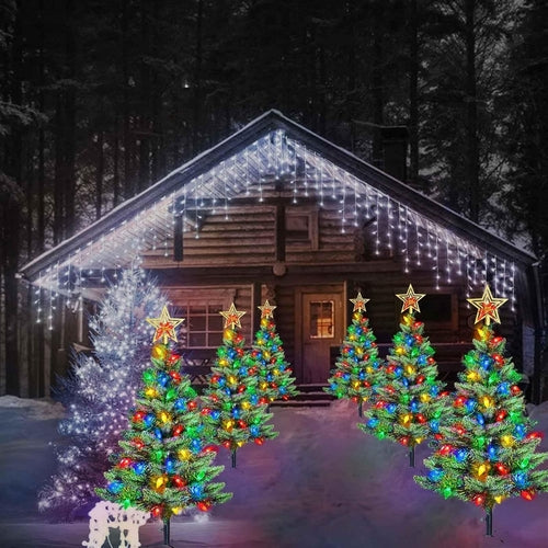 3ft Pre-Lit Green Artificial Christmas Tree