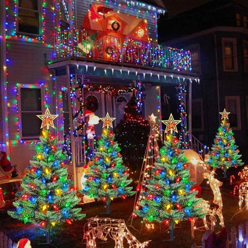 3ft Pre-Lit Green Artificial Christmas Tree