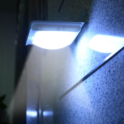 16 LED saulės energija įkraunami lauko judesio daviklio apsaugos šviestuvai