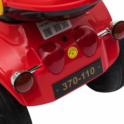 6V vaikiškas elektrinis motociklas, varomas akumuliatoriumi