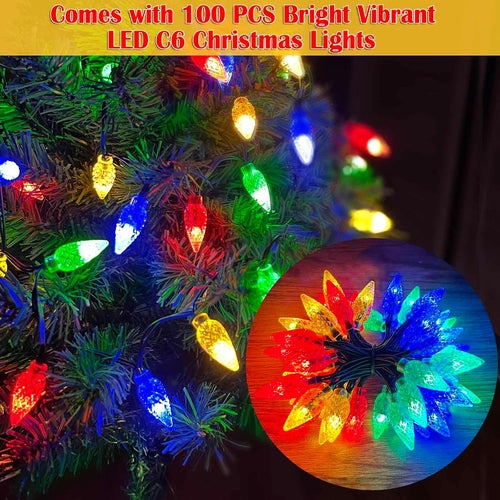 3ft Pre-Lit Green Artificial Christmas Tree