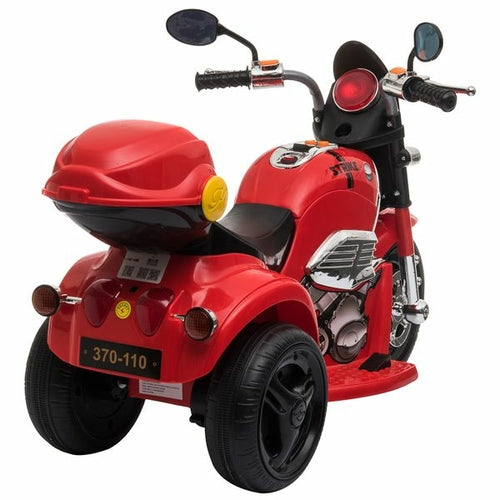 6V vaikiškas elektrinis motociklas, varomas akumuliatoriumi