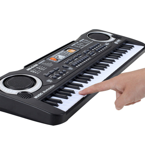 Elektroninis klaviatūrinis muzikos nešiojamas pianinas vaikams