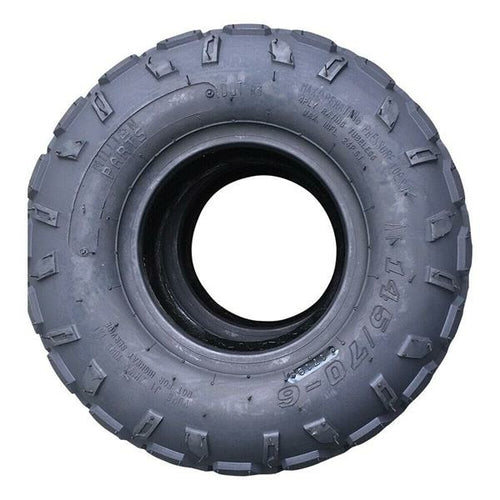 ATV kartingo padangų pora 145/70-6, juodos gumos