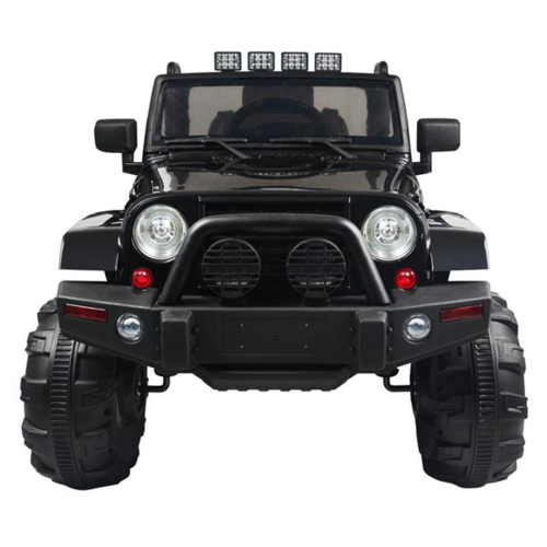12V vaikiškas visureigis-automobilis su MP3, pulteliu ir LED žibintais