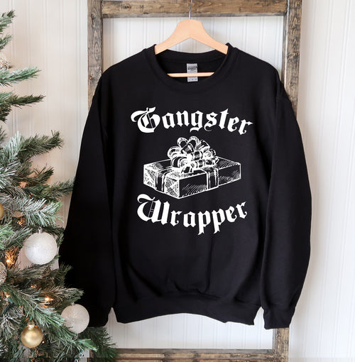 Kalėdinis džemperis „Gangsta Wrapper“