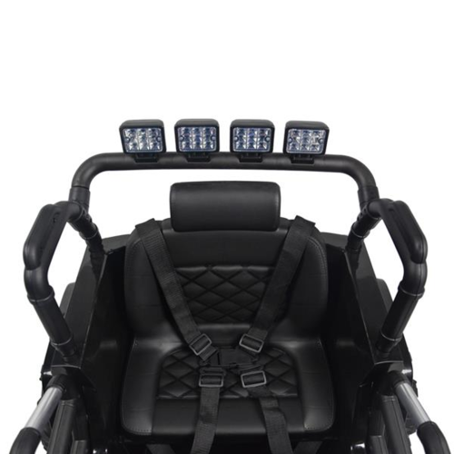 12V vaikiškas visureigis-automobilis su MP3, pulteliu ir LED žibintais