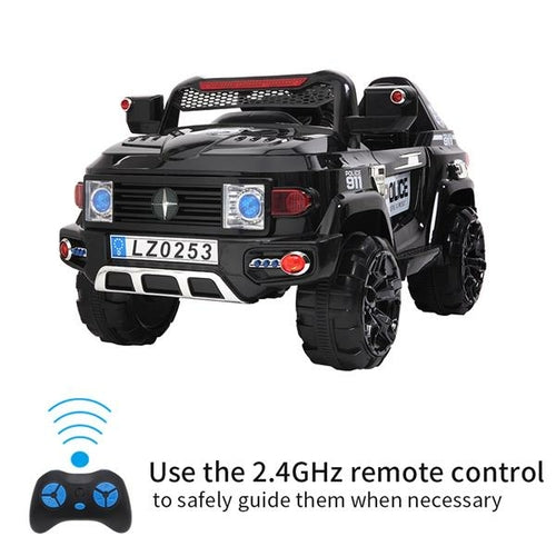 Visureigis policijos automobilis „Double Drive“ su 2,4G nuotolinio valdymo pulteliu