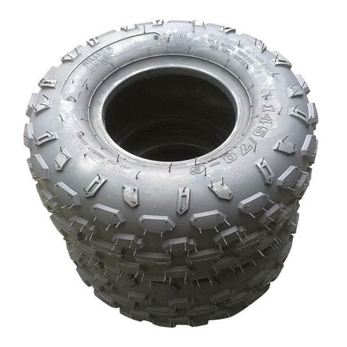 ATV kartingo padangų pora 145/70-6, juodos gumos