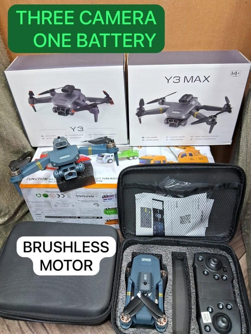 Dronas Y3 MAXX 3 kamera 1 baterija