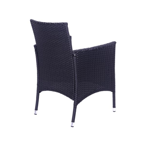 2 vnt. viengubų krėslų atlošų rotango sofa