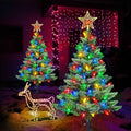 3ft Pre-Lit Green Artificial Christmas Tree