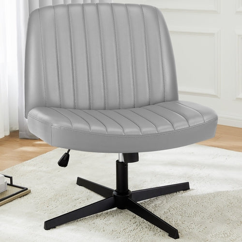 LuneluX_Home – Crossover Armless Swivel Chair