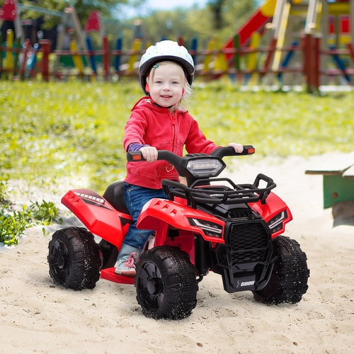 „Aosom Kids Ride-on“ keturratis ATV automobilis su veikiančiais priekiniais žibintais,