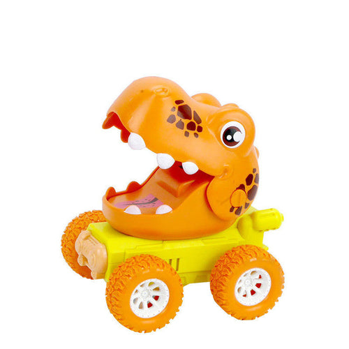 Dino stumiamasis automobilis, slystantis gyvūnų žaislinis automobilis