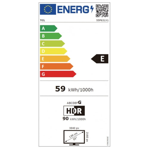 „Smart TV TCL 55P631“ 55" 4K ULTRA HD LED WI-FI