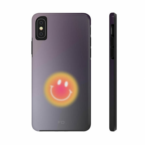 Šypsenėlės atsparus dėklas „iPhone“ telefonui su belaidžiu įkrovimu