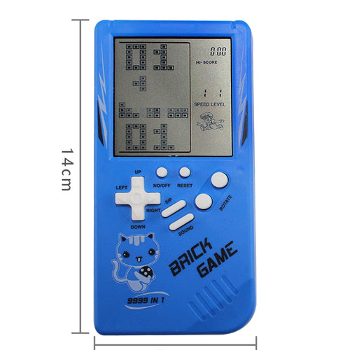 Retro vaikystės Tetris delninis žaidimų grotuvas
