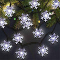 2021 new Christmas Lights Snow Flakes Strings Fairy Feastival Tree