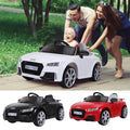 Aosom 6V licencijuotas „Audi“ elektromobilis vaikams su nuotolinio valdymo pulteliu ir pakaba