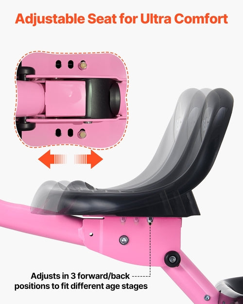 Toddler Tricycle for 2-5 Year Old, Folding Kids Trike with Adjustable
