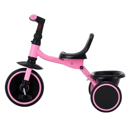 Toddler Tricycle for 2-5 Year Old, Folding Kids Trike with Adjustable