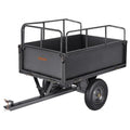 Garden Utility Trailer, 17 Cu. Ft & 272 kg Capacity, ATV UTV Hauling