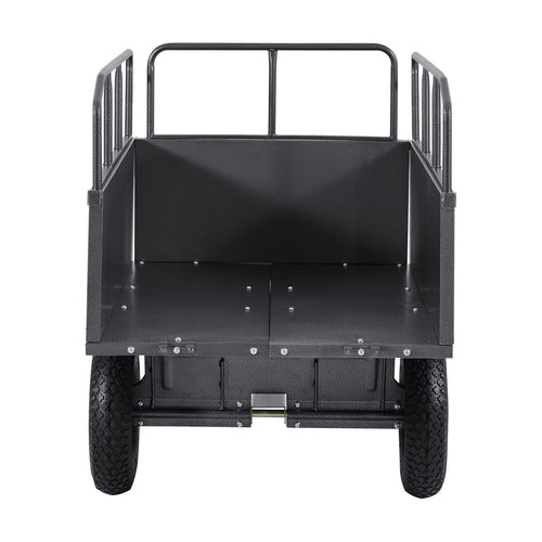 Garden Utility Trailer, 17 Cu. Ft & 272 kg Capacity, ATV UTV Hauling