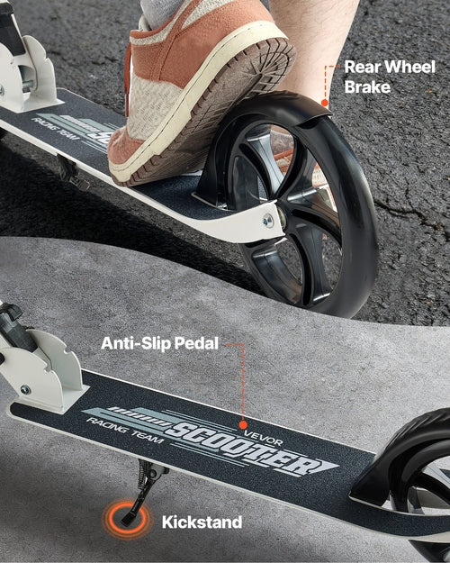 Kick Scooter for Kids Ages 8+, Teens & Adults, 2-Wheel Toddler Scooter