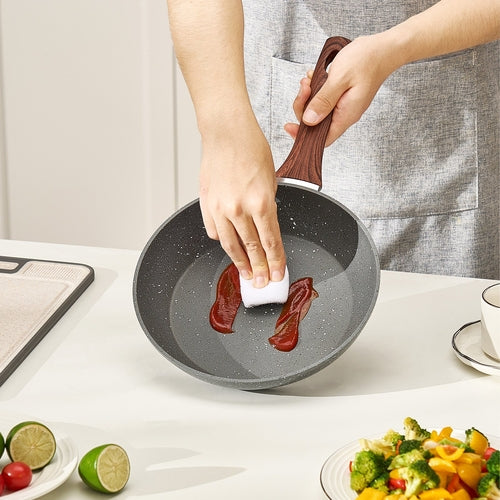 Frying Pan Skillet, Aluminum Egg Fry Pans, 3 Piece Set (250, 280, 325