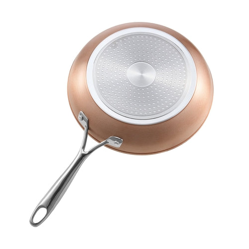 Keptuvė, aliuminio keptuvės kiaušiniams, 3 vnt. (200, 270, 300 mm),
