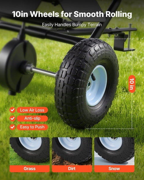 Tow Behind Lawn Spreader, 3m Spreading Width, Garden & Lawn Spreader