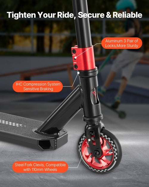 Stunt Scooter, Pro Complete Trick Scooters for Kids Ages 11-13 Years,
