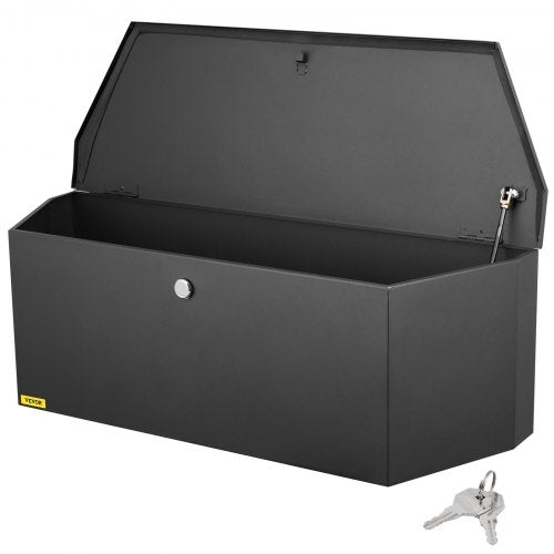 Trailer Tongue Box, Carbon Steel Tongue Box Tool Chest, Heavy Duty